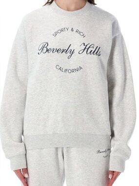 SPORTY & RICH
 Beverly Hills Logo Sweatshirt